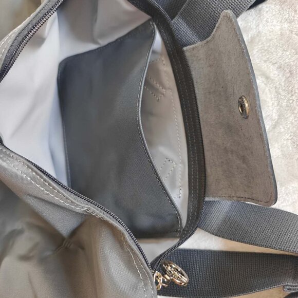 NEW Longchamp Le Pliage M Backpack Graphite Grey - Picture 11 of 12